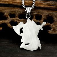 Pendentif hache et épée viking nordique en acier inoxydable, pendentif cheval, bijoux scandinaves