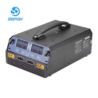 EV-PEAK U4- 2400W 25A Pengisi Daya Cerdas Dua Kanal dengan OTP untuk Baterai LiPo/LiHV 6S-14S (/UAV/Penyemprot Pertanian)