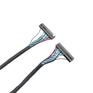 สายเคเบิล LVDS DF14-20P ถึง Dupont 2.0-2 * 15PIN 1571สายเคเบิล Lvds สำหรับแผง Lcd - Product Image 2