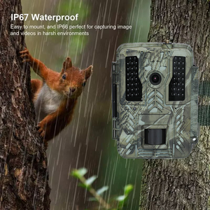 Wifi Caméra de piste de la faune Vision nocturne Caméra piège pour animaux 4K IR Caméra de chasse avec objectif grand angle IP67 étanche - Product Image 5