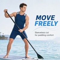 Combinaison de plongée courte en néoprène grande taille 2 mm sans fermeture éclair pour hommes adultes