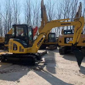 Mini-excavatrice sur chenilles Komatsu PC55MR d'occasion, 5,5 tonnes, godet de 0,2 m³, marque japonaise d'origine, faible nombre d'heures de fonctionnement - Product Image 3