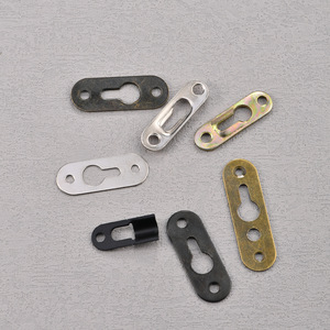 Double-Hole Hook Iron Picture <b>Frame</b> with Back <b>Clip</b> Easy-to-Attach Connectors & Shelf Supports GQK GW2581209 Modern Simple - Product Image 3