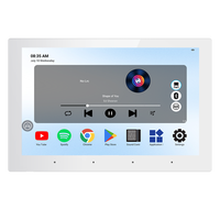 OEM 8 İnç Android 11 Tuya Akıllı Ev Kontrol Paneli WiFi Bluetooth Duvar Tipi Amplifikatörler Dokunmatik Ekran 4 Bölgeli Ses Müzik Sistemi