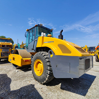 Compacteur de sol à tambour unique de 26 tonnes à usage intensif pour les projets de construction routière