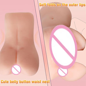 Dual-Purpose Tpe Realistische <span class=keywords><strong>Penis</strong></span> & Pussy Masturbator Voor Mannelijke Masturbatie-Gemakkelijk Schoon En Draagbaar Seksspeeltje Voor Volwassenen - Product Image 4