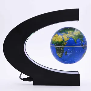 C Vorm Magnetische Bal Wereld Levitatie Float 6Inch Kleur Zweven Globe