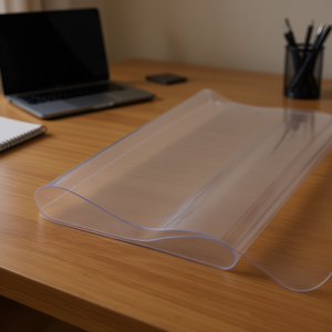 Protector de Mesa Transparente de PVC de 40x60 Pulgadas, Cubierta para Escritorio, Protección para Muebles - Product Image 2