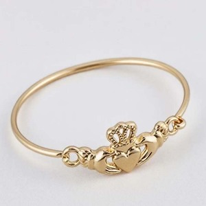 Pulsera de moda chapada en oro para mujer, brazalete con abalorio de la suerte, joyería elegante Pulseira - Product Image 3