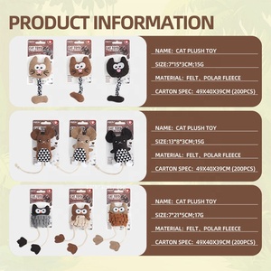 ของเล่นแมวนุ่มนิ่มรูปแมวน่ารักขายส่ง - Product Image 4