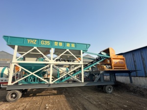 Trạm trộn bê tông với công suất 35 - 100 mét khối mỗi giờ, có thể tùy chỉnh và đảm bảo chất lượng. - Product Image 2