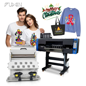 Camiseta de tinta de inyección de tinta, gran película de Mascota, 4 cabezales de impresión, impresora DTF con IC blanco de 24 pulgadas, 60cm, dx5 Teco, sublimación - Product Image 1