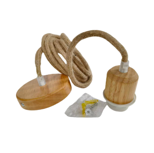 Trang Trí Mặt Dây Chuyền Đèn Kit Vít Phong Cách Gỗ Trần Rose Ánh Sáng Chủ 3M Cáp AC 165-265V 2-Năm Bảo Hành E26/E27 Cơ Sở Bóng Đèn - Product Image 1