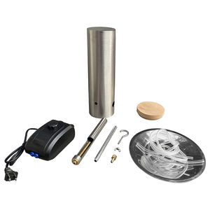 مُولد دخان بارد من الفولاذ المقاوم للصدأ, مُولد دخان بارد بحجم لتر ، ماكينة للشواء لتدخين الطعام واللحوم ، ملحقات للشواء المتميزة - Product Image 2