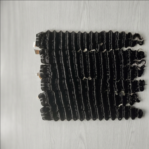 Lots de Cheveux Humains Brésiliens Remy 100% Vierges Non Transformés, Ondulés Profonds, Tissage Double à la Machine, Cheveux Durables et Intactes - Product Image 3