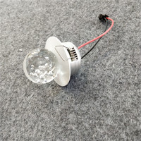 Mini spot lumineux led encastrable pour le plafond, avec ouverture de 3w, 3,5 cm, 35mm, mini spot, lumière Anti-éblouissement, idéal pour une vitrine