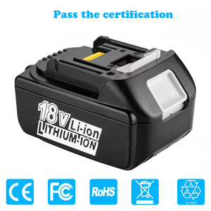 Pin sạc BL1860 18V 6000mAh <span class=keywords><strong>Lithium</strong></span>-<span class=keywords><strong>ion</strong></span> cho máy Makita 18V, tương thích với pin BL1840, BL1850, BL1830, BL1860B, LXT 400 - Product Image 4