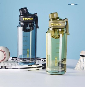 Botella de Agua Deportiva Portátil Ecológica, Vasos de Plástico Minimalistas con Tapa y Asa, Separador de Té Práctico de <span class=keywords><strong>750</strong></span>-1000 ml para Exteriores - Product Image 3
