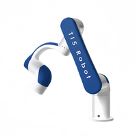 Brazo Robótico Colaborativo de 6 Ejes Ti5 Arm-3 Arm-5, Carga Útil de 3 kg/5 kg, Radio de Alcance de 600/900 mm, ROS, Python, C++, Cobot Industrial, Precisión de 0.05 mm