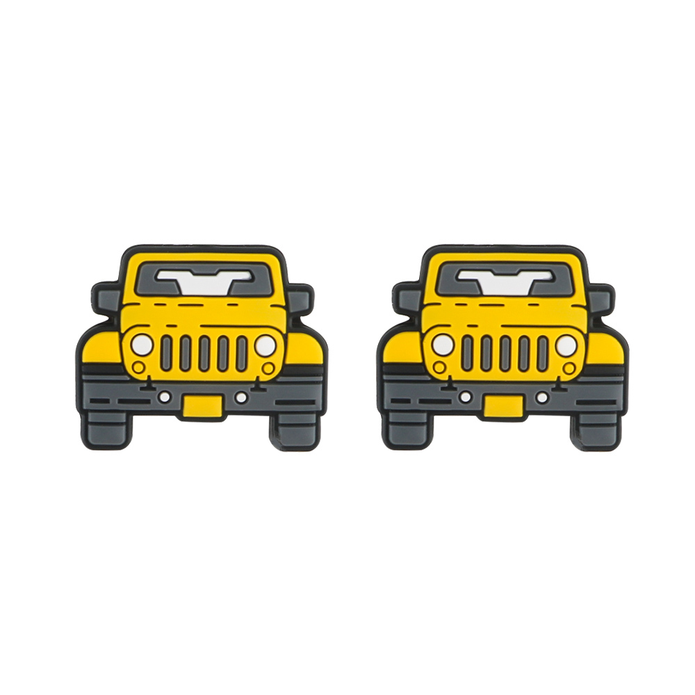 Car Focal bead Yellow SA235