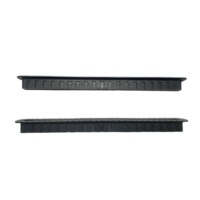 Boîte de fixation pour aileron de SUP simple de 39 cm pour longboard, hydrofoil, rail de montage, fente en plastique pour planche de surf avec bouchon d'aileron de rechange, eaux océaniques