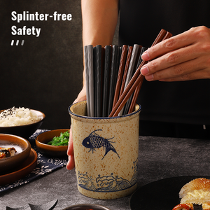 Palillos Personalizados de Alta Gama de Aleación de PPS + Fibra de Vidrio, Reutilizables, Ecológicos, Diseño Moderno para Comer Sashimi, Vajilla Empacada - Product Image 5