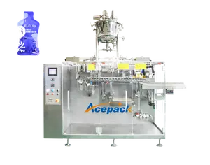 Machine de remplissage automatique de liquide forme préfabriquée doypack ketchup machine à emballer doypack miel machine à emballer