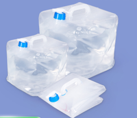 5L 10L 15L 20L bouteille d'eau pliante pliable conteneur d'eau pliable survie en plein air Camping sac à eau