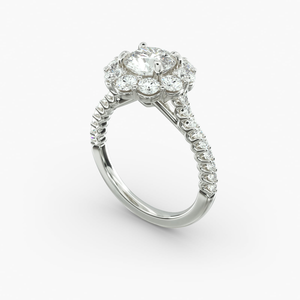 Anillo Halo Sofisticado con Materiales Finos y Presentación Elegante para Amantes de la Joyería y Coleccionistas - Product Image 5