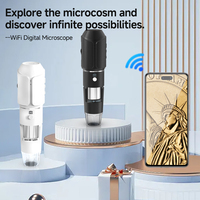 Dearsee Portable Pocket WiFi Microscope HD 1080P 1600x Magnifier Microscope for Electronic Repair