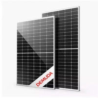 Panneaux solaires monocristallins bifaciaux à double vitrage de type N à haute efficacité 585w 590w pour programme de systèmes solaires résidentiels et gouvernementaux