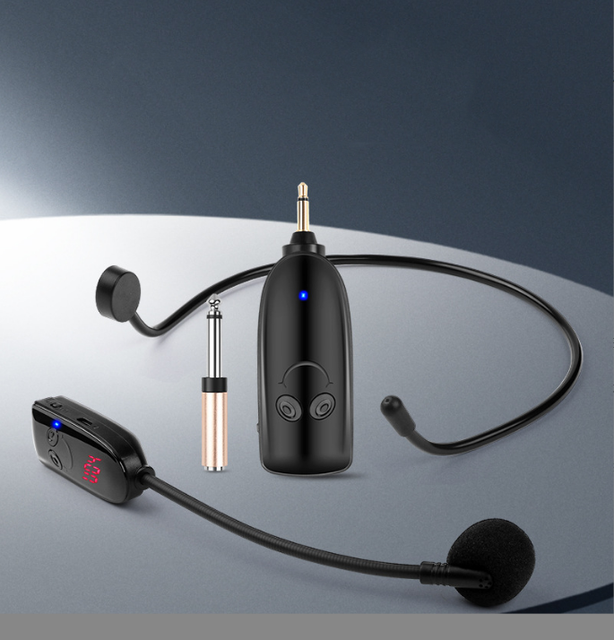 UHF Wireless Headset Teacher Teaching Bee Megaphone square Dance Amplifier Speaker Wireless Microphone