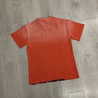 T-shirts pour hommes de style American High Street, rouge délavé à l'acide, avec strass thermocollés, style Y2K, collection de vêtements pour hommes DUAA