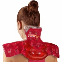 Coussin chauffant micro-ondable pour le cou et les épaules, compresse chaude et froide en gel Click Coin pour soulager la douleur et les muscles endoloris