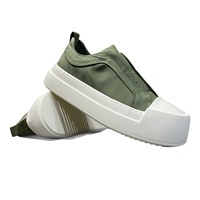 Baskets décontractées d'été pour hommes, style luxe léger, à semelle épaisse, en toile respirante, à enfiler, nouvelle collection 2025, tendance et polyvalentes