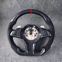 Volant de direction personnalisé en cuir et fibre de carbone avec LED pour E85 E86 E89 Z4 Série 4 M4 Cabriolet