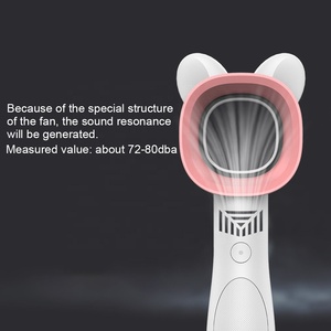 Mùa Hè Dễ Thương Mèo Tai Fan Không Cánh Cầm Tay USB Có Thể Sạc Lại Ngoài Trời Xách Tay Mini Trong Nhà Điện Làm Mát Nhà Tay Người Hâm Mộ - Product Image 5