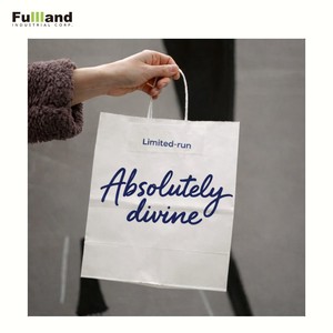 Sac en papier kraft personnalisé imprimé en gros par le fabricant, sac cadeau en kraft brun de la meilleure qualité - Product Image 5