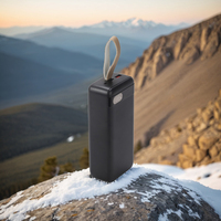 Batterie Li-Polymère 2A 30000mAh en Gros avec Câble Connecteur 3-en-1, Power Bank à Charge Rapide, Affichage LED Portable, Type-C Universel