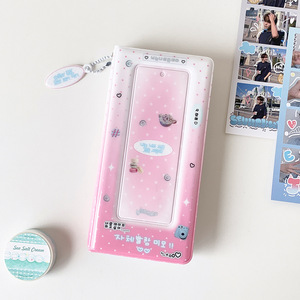 Album PVC à quatre compartiments pour étudiants, pour <span class=keywords><strong>cartes</strong></span> Kpop et de collection, avec pages à impression libre pour quatre photos en suite - Product Image 5