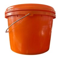 Seau en plastique PP XINQIANG de 10 L, petit et moderne, pour peinture de jardin, hermétique et anti-fuite, pour applications polyvalentes