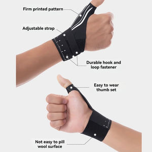 Nouveaux Bandages de <span class=keywords><strong>Poignet</strong></span> Élastiques Professionnels Personnalisables avec Logo pour l'Haltérophilie – Supports de <span class=keywords><strong>Poignet</strong></span> Réglables pour la Force athlétique - Product Image 3