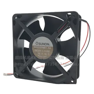 Sunon kipas radiasi aliran aksial industri, KDE1212PMB1-6A 12038 12V 6.8W