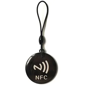 防水NFCタグラベルNtag213エポキシカードRFID144バイト13.56MHz NFC携帯電話用防水35MM