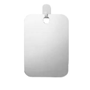 Miroir de salle de bain anti-buée - Miroir de toilette en acrylique anti-buée pour le rasage, le toilettage masculin et le maquillage (fixation murale) - Product Image 6