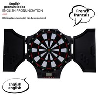 Tableau de score électronique de fléchettes d'intérieur en gros pour usine avec 12 pointes souples de sécurité – Ensemble de divertissement et de compétition