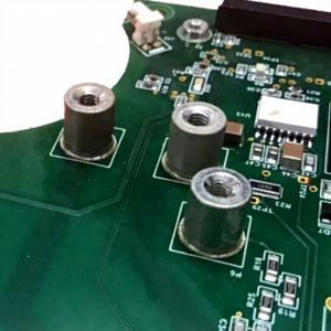 Entretoises à sertir en acier Sinhoo pour SMT, filetage M3, fixation rapide sur circuit imprimé, connecteurs de montage en surface, fixations compatibles SMD, zinguées, étamées - Product Image 3