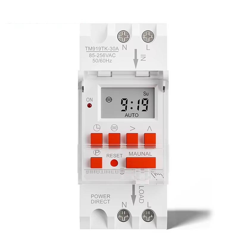 TM919TK <strong>Guide</strong> Rail Installation <strong>Longitude</strong> and <strong>Latitude</strong> Astronomical <strong>Timer</strong> Time Control <strong>Switch</strong> 85-265VAC