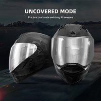 Qualité supérieure Vente en gros ECE Approuvé Outdoor Moto Racing Casques de moto intégraux en fibre de carbone