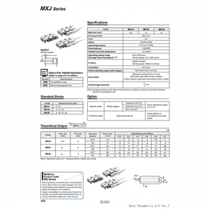 Pièces pneumatiques de MXJ8-10CN de table de glissière d'air pneumatique de SMC - Product Image 1